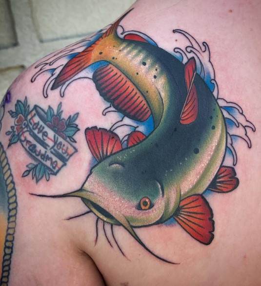 38 Unique Meaningful Catfish Tattoo Ideas That You Have to Believe