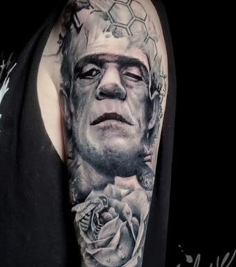 15 Latest Frankenstein Tattoo That Will Surprise You - Tattoo Twist