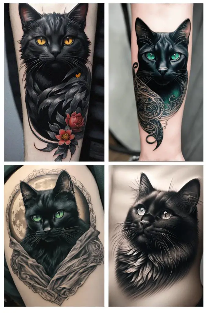 Black Cat Tattoos