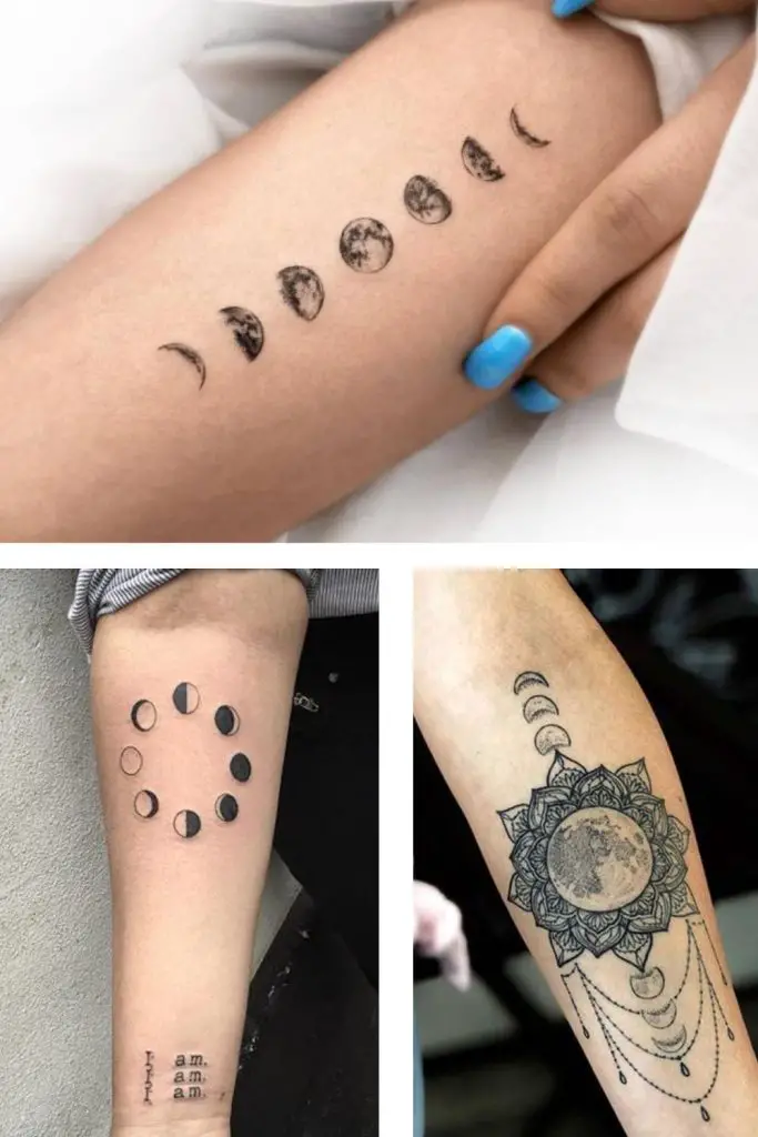 Moon Phases Tattoo