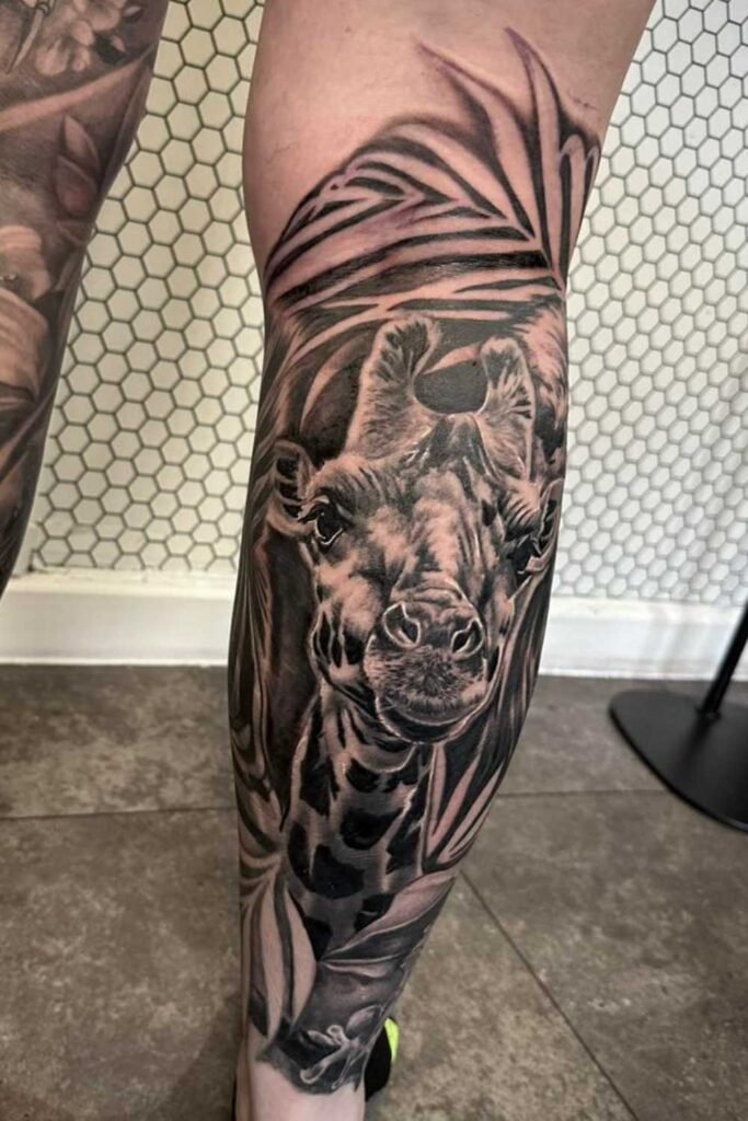 Animal Leg Tattoos