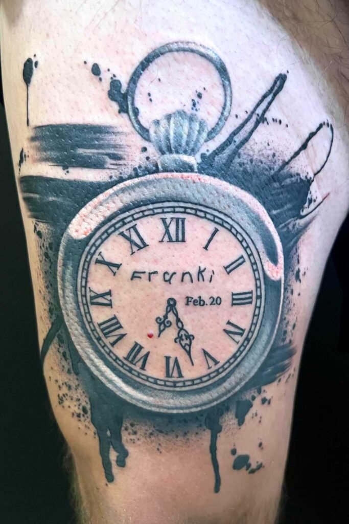 Clock and Timepiece Tattoos