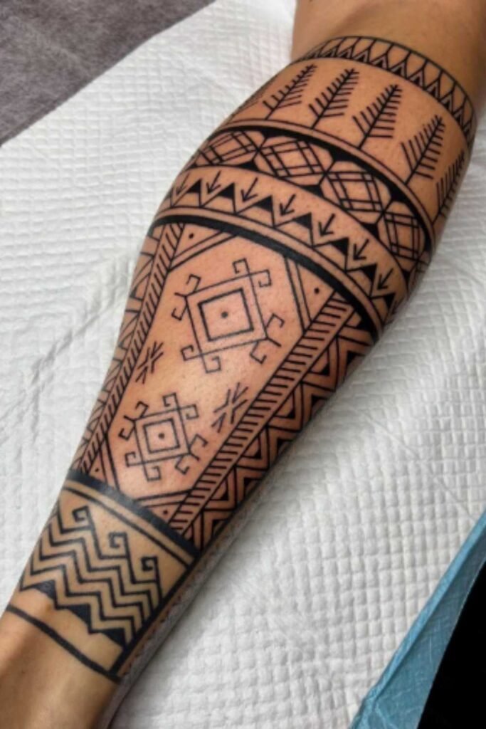 Tribal Leg Tattoos 2