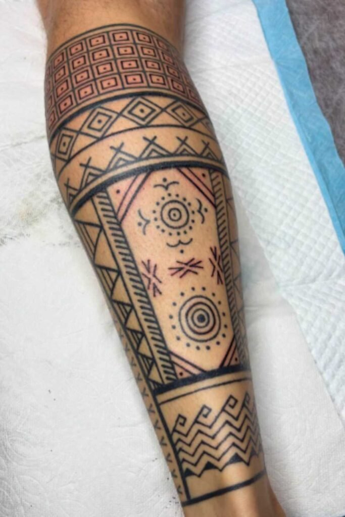 Tribal Leg Tattoos